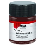 Kreul Acryl Glanzfarbe dunkelbraun 50 ml