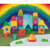 GoKi 58360 - Stadtpuzzle Morgana, 36-teilig, Holz-Bausteine, goki evolution