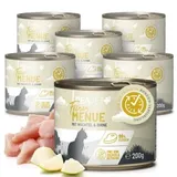 reavet Katzenfutter Huhn mit Wachtel & Birne 6 x 200 g