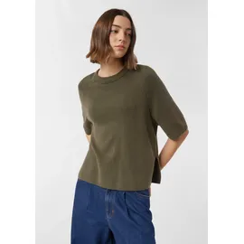 Comma, Feinstrickpullover mit Halbarm Grün XS