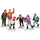Lemax The Home Team, Set Of 5