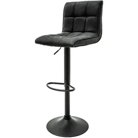 Riess-Ambiente Barhocker Modena höhenverstellbar Vintage grau