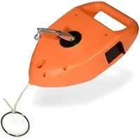 Edma Line 50 M Schlagschnur mit Großem Griff rot