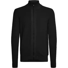 !Solid Strickjacke SOLID "Strickjacke SDNicklas", Herren, Gr. L, schwarz, Obermaterial: 100% Baumwolle CO., Strickjacken Strickjacke
