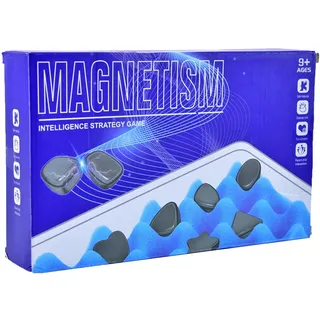 KÖGLER Magnetisches Schachspiel Magnetsteine m. Schwammschachbrett, 25,5x15,9x5,3cm