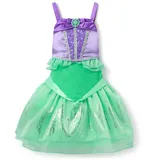 Disney Store Official - Arielle, die Meerjungfrau - Arielle - Kostüm für Kinder - Disney Prinzessinnen Outfit in Lila und Grün für Partys, Rollenspiele und Halloween, 4 Jahre