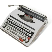 ZJFJMBD Tragbare Vintage Handschreib Maschine mit Koffer, Klassische Retro Maschine für klare Handschrift | Flexible Knöpfe | Traditionelle Vintage-Schreibmaschine