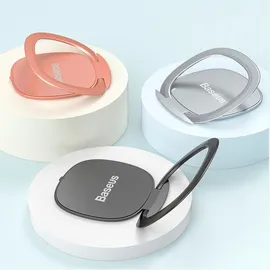 Baseus Ultradünner selbstklebender Ringhalter rosa