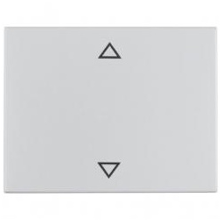Berker Wippe mit Aufdruck Symbol Pfeile (Aluminium)
