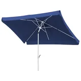 Schneider Rechteckschirm Oslo, blau, 300 cm rechteckig, 752-09, Gestell Stahl, Bespannung Polyester, 5.3 kg