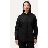 Ulla Popken Hemdbluse in schwarz | Gr.: 42-44