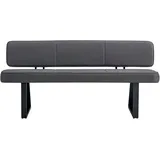 Duo Collection Polsterbank Tara mit Rückenlehne anthrazit