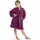 Bruno Banani Kinderbademantel BRUNO BANANI "Danny, Ideal für Zuhause, Schwimmbad oder im Urlaub" Gr. 104, beere, L:61cm, Walkfrottee, Hausmäntel, mit Logostreifen, aus 100% Baumwolle