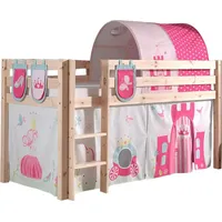 58 aufm Kessel Hochbett Karolina 210 x 106 x 114 cm Kiefer massiv natur beige