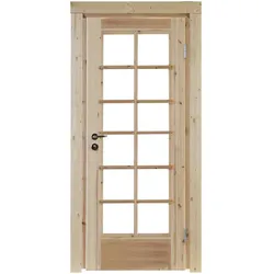 Einzeltür »Nils 58 Iso«, Kiefernholz, Natur - beige