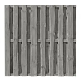 Delta Windschutz 180 x 180 cm grau Holz