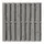 Delta Windschutz 180 x 180 cm grau Holz