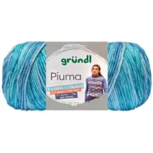 Gründl Häkelwolle Baumwollmischgarn Blau 200 m