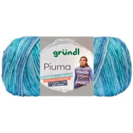 Gründl Häkelwolle Baumwollmischgarn Blau 200 m