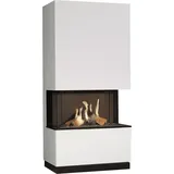 Gaskamin 1/233.0 Nero Assoluto poliert, mit Gaseinsatz