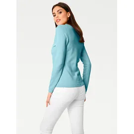 Heine V-Pullover Türkis 40