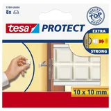 Tesa tesa® Schutzpfuffer (L x B) 10 mm x 10 mm Weiß Inhalt: 8 St.