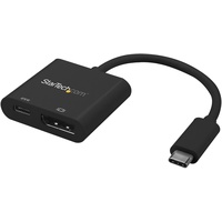 Startech StarTech.com USB C to DisplayPort Adapter mit Power Delivery - 4K 60Hz - USB-C auf DP 1.2 Alt Mode Videoadapter mit 60W PD Pass-Through Laden - Thunderbolt 3 Kompatibel