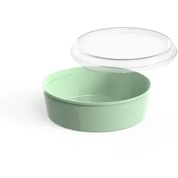 Food-Bowl grün 1200ml mit Deckel circ Nette Mehrweg©