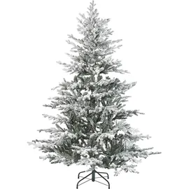 Beliani Beleuchteter Weihnachtsbaum 180 cm Weiß BRISCO