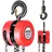 Vevor Flaschenzug Stahl 3 m rot