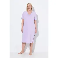 Ulla Popken Nachthemd in zartes lavendel | 42-44
