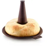 LéKué Bagels, Silikon, braun; 10,3 cm; 6 Stück