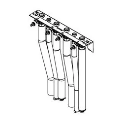 Viessmann Montagehilfe Aufputz nach oben ZK06061