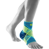 Bauerfeind Sports Ankle Support Größe L türkis/blau Links, 1 Stück