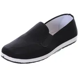 Kawaii-Story Kungfu Chinesische Kampfkunst Taichi Wushu Freizeit Stoff Schuhe Slipper schwarz rutschfest (Kungfu Schuhe, EU Schuhgrößensystem, Erwachsene, Herren, Numerisch, M, 47) - 47 EU