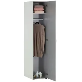 Sconto Schrank 1-türig Multischrank-System - grau ¦ Maße cm B: 40 H: 185 T: 54.0