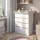VitaliSpa Wickelkommode Emmi, Weiß/goldkraft Eiche, 80 x 111.7 cm mit 4 Schubladen,