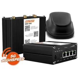 Selfsat MWR 4540 4G Cat 6 WLAN Router bis 300 Mbps inkl. SELFSAT 5G Antenne schwarz