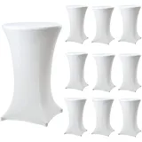 Trutzholm Stehtischhusse Weiß Ø 60 cm 10er Set