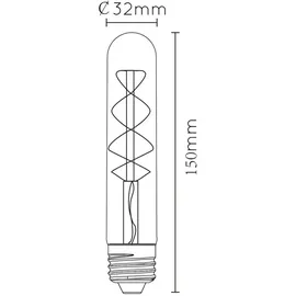 LUCIDE Glühfadenlampe 781838 4,9 W E27 Amber 1 St.