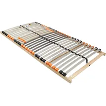 Xora Lattenrost, Holz, Birke, furniert, Schichtholz,furniert, Schichtholz, 7-Zonen, 140x200 cm, bewegliche Leistenlagerung, Federleisten mit Duokappen, Mittelgurt, nicht verstellbar, alternative Größen erhältlich, Schlafzimmer, Lattenroste, Lattenrost