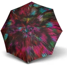 Knirps Regenschirm T.760 Stick Automatic Fashion Peacock Red bunt - Einheitsgröße