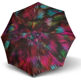 Knirps Regenschirm T.760 Stick Automatic Fashion Peacock Red bunt - Einheitsgröße