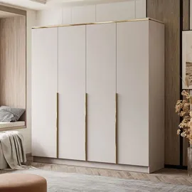 lookway Kleiderschrank AURORA 4D 200 x 213 x 57 cm Beige