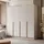lookway Kleiderschrank AURORA 4D 200 x 213 x 57 cm Beige