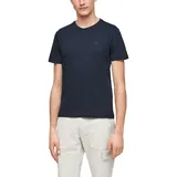 s.Oliver Herren T-Shirt gut kombinierbar, blau