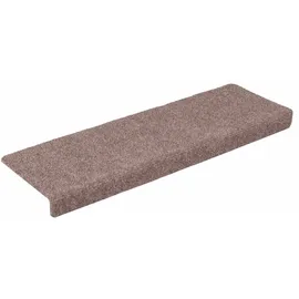 vidaXL Stufenmatten Selbstklebend 5 Stk. 65x21x4 cm Creme Rechteckiger Rand