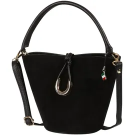 FLORENCE Henkeltasche Leder Schwarz