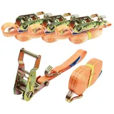 Baumarktplus 4x Profi Ratschen Spanngurt Spanngurte Zurrgurt 2-tlg 5m 1,5to 1500kg TÜV/GS