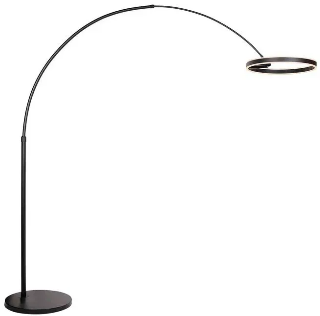 Steinhauer LED-Stehlampe Ringlux Alu, Eisen, Stahl & Metall